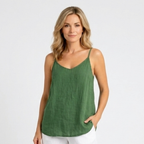 Women’s V Neck Camisole Top – Spaghetti Strap Cami