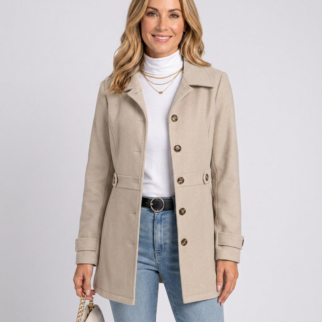 Women’s Tailored Button Coat
