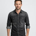 Men’s Denim Button Up Shirt