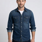 Men’s Denim Button Up Shirt