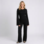 Women’s Long Sleeve Top and Wide Leg Pants Set