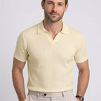 Men’s Ribbed Polo Shirt
