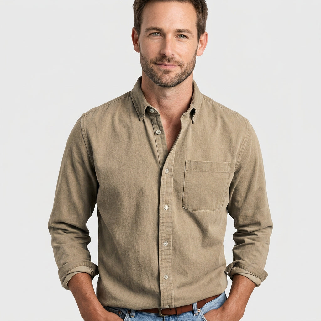 Men’s Button Up Casual Shirt
