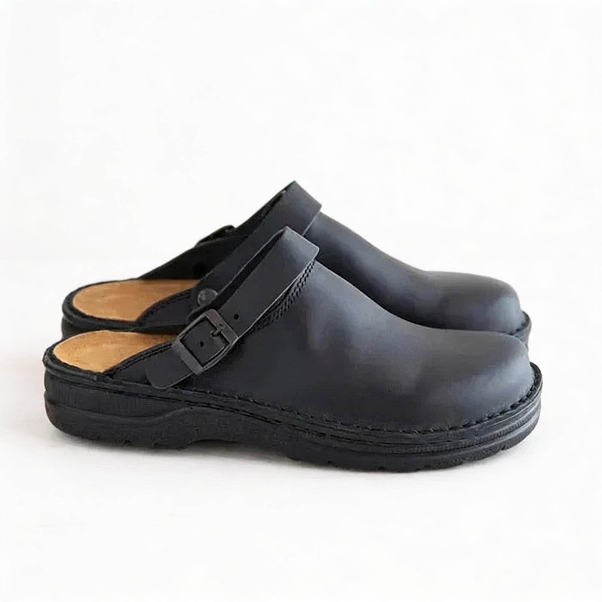 Men’s Buckle Strap Clogs
