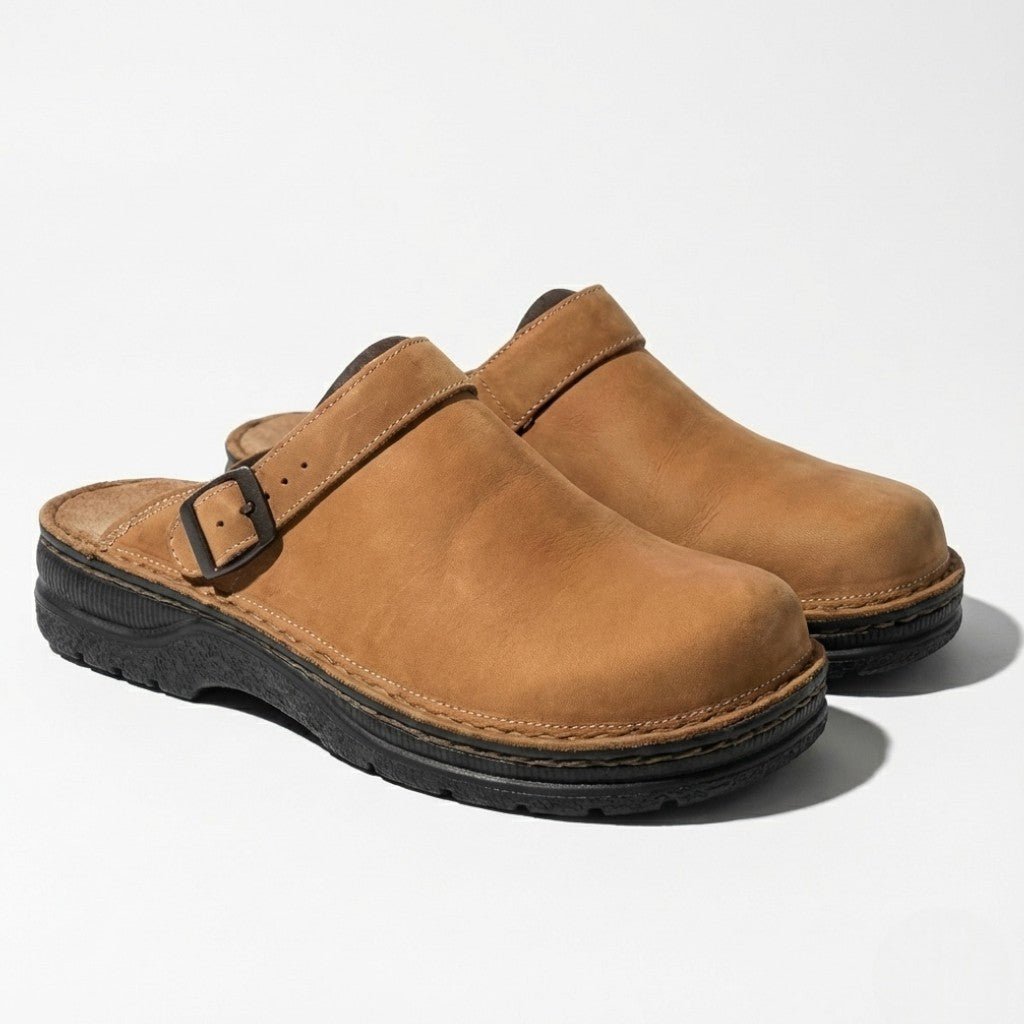 Men’s Buckle Strap Clogs