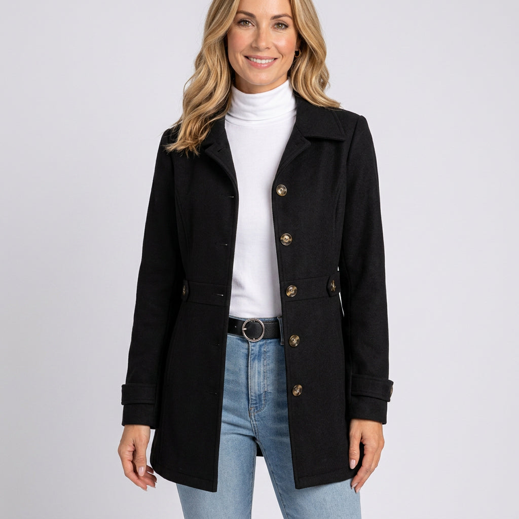 Women’s Tailored Button Coat
