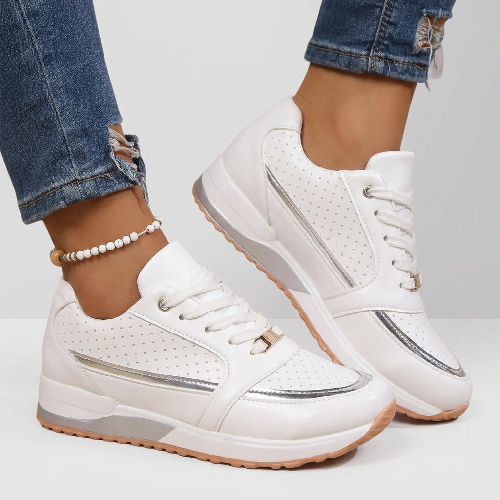 Women’s Lace Up Trainers Cushioned Sole Comfort Fit