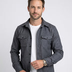 Men’s Button Up Overshirt Jacket