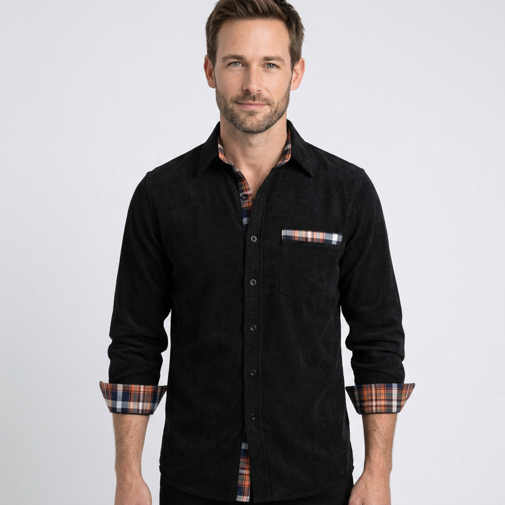 Men’s Button-Up Polo Shirt