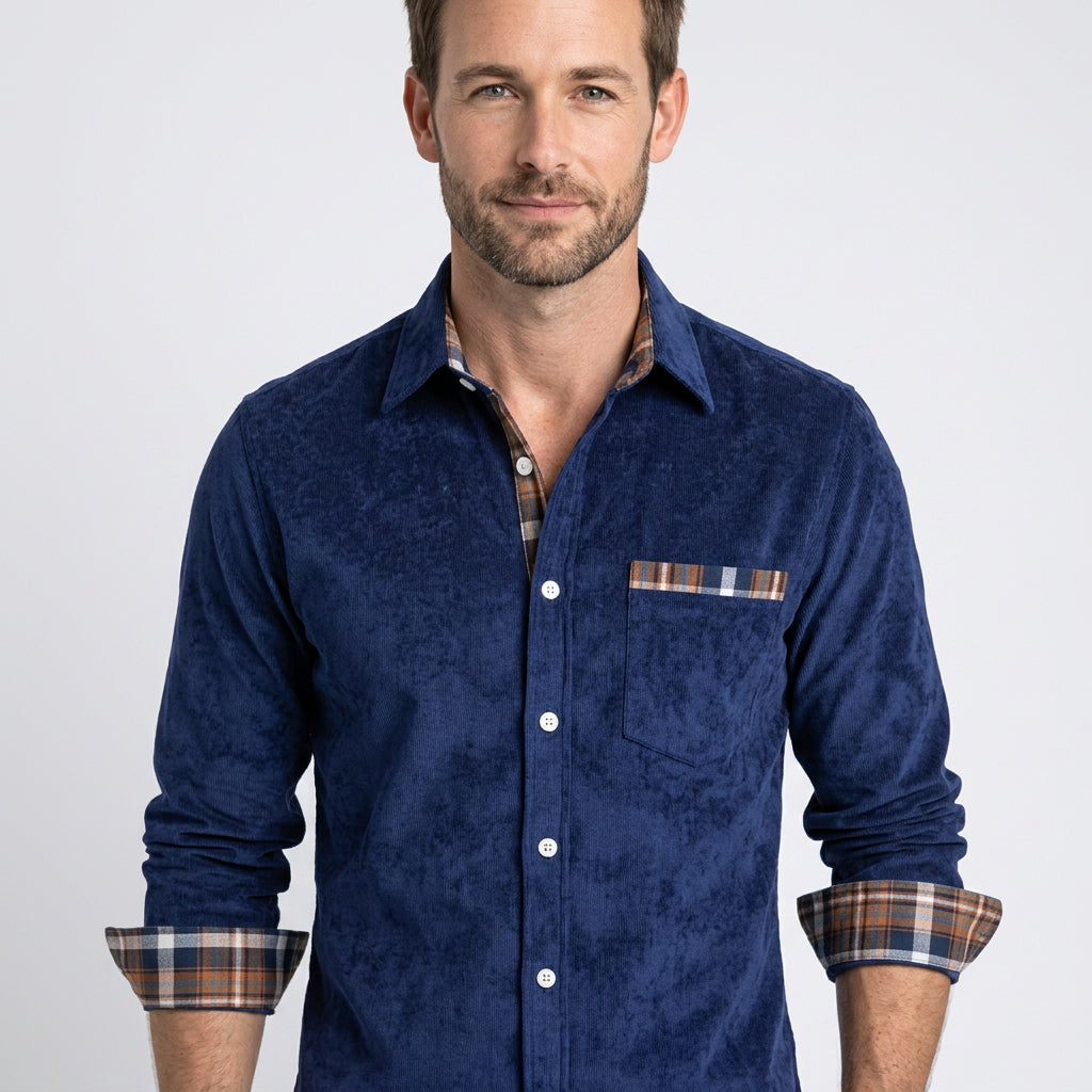 Men’s Button-Up Polo Shirt