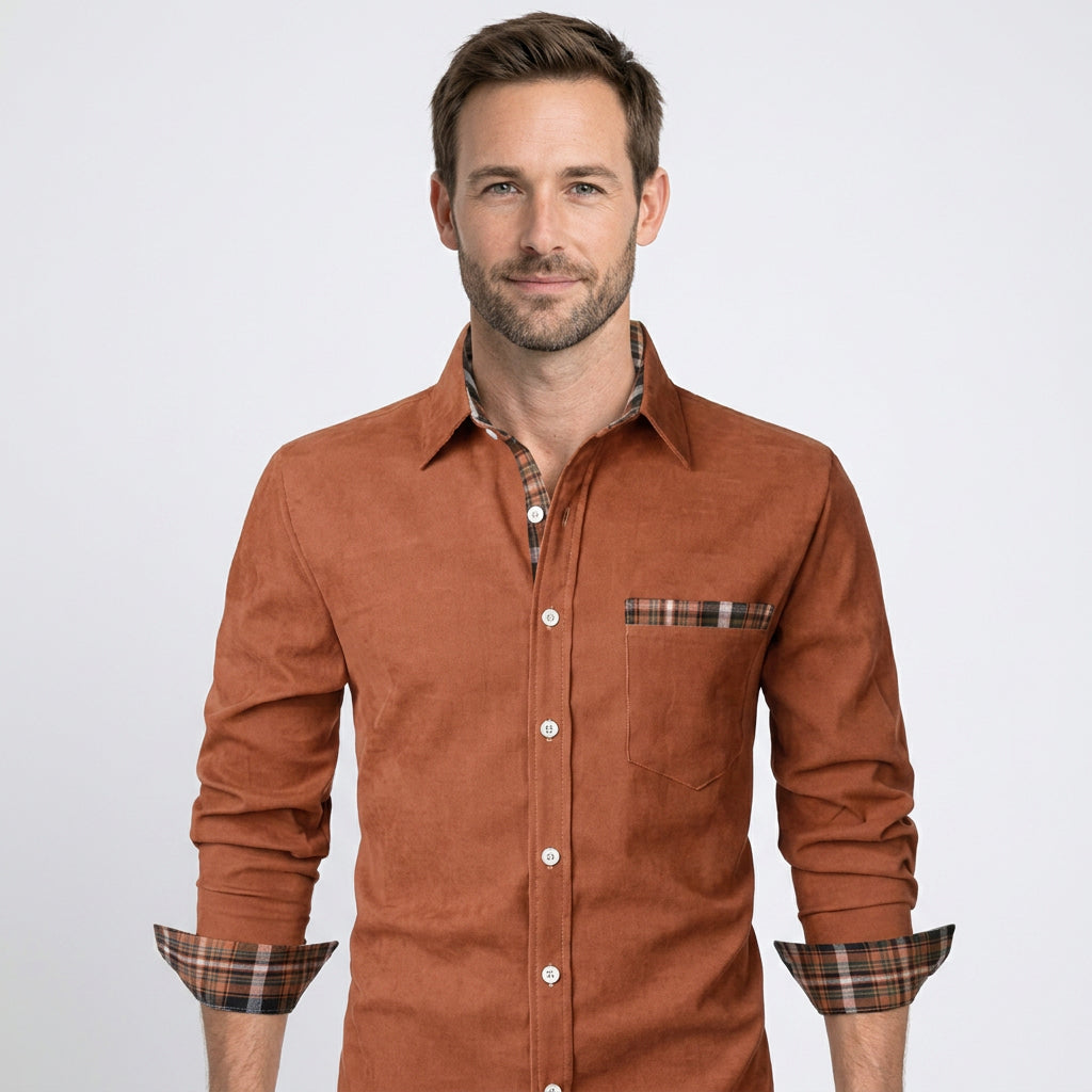 Men’s Button-Up Polo Shirt