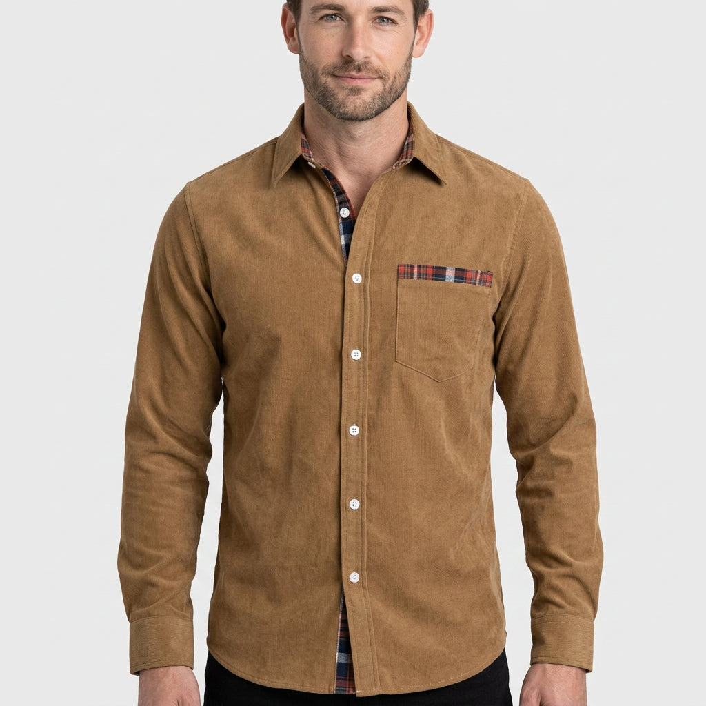 Men’s Button-Up Polo Shirt
