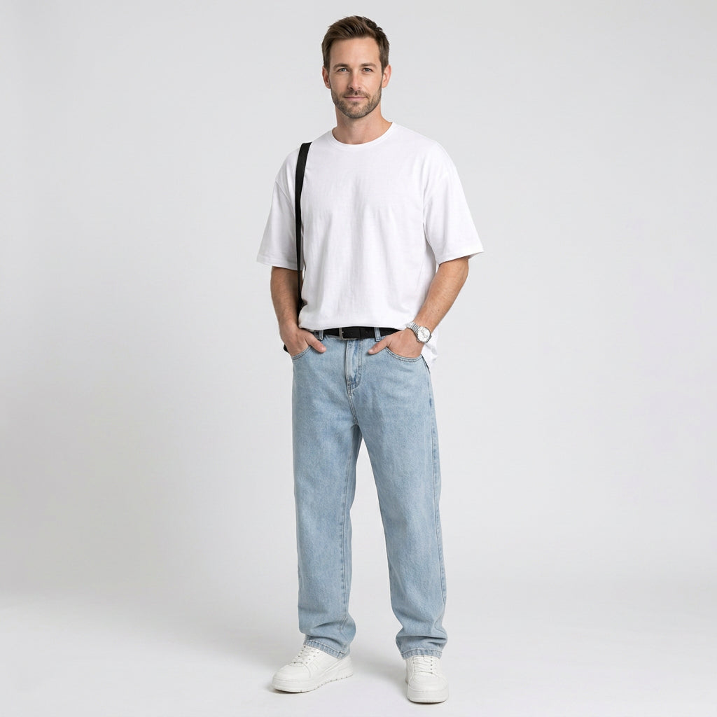 Men’s Wide Leg Jeans