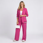 Women’s Blazer and Wide Leg Trousers Set