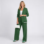 Women’s Blazer and Wide Leg Trousers Set