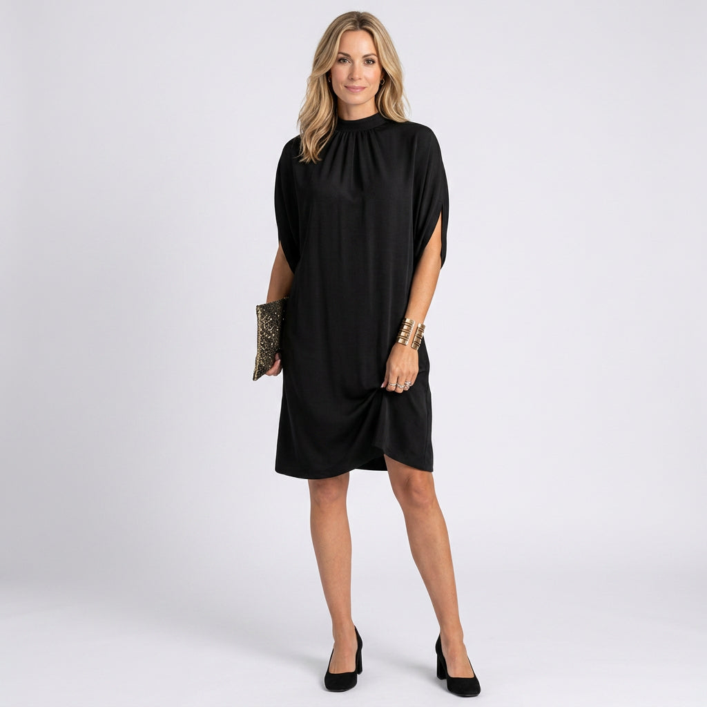 Women’s Batwing Sleeve Shift Mini Dress