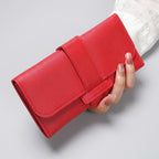 Women’s Foldover Wallet with Strap Detail