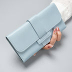 Women’s Foldover Wallet with Strap Detail