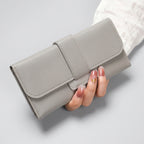 Women’s Foldover Wallet with Strap Detail