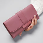 Women’s Foldover Wallet with Strap Detail