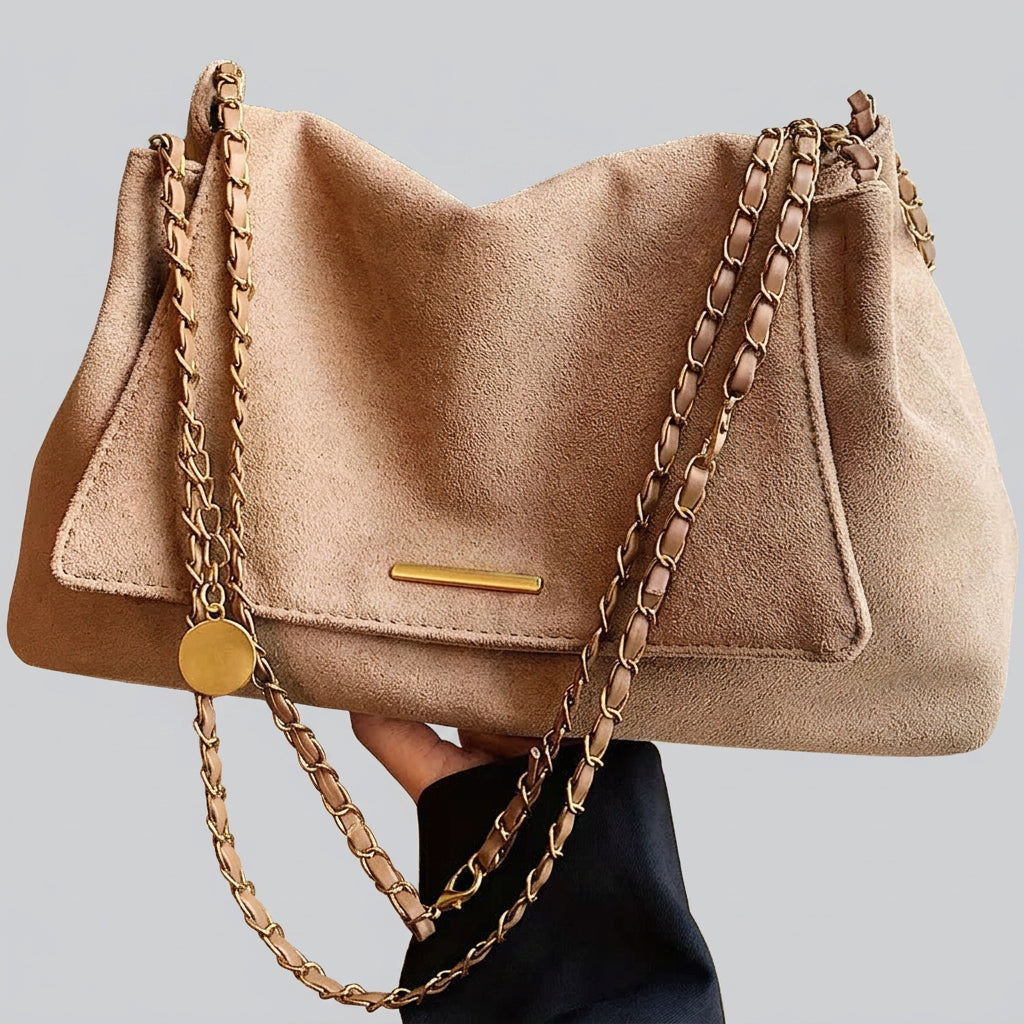 Women’s Suede Chain Shoulder Bag