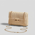 Women’s Woven Chain Shoulder Bag