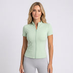 Women’s Activewear Set Zip Front Sports Top High Waist Leggings