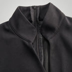 Women Belted Long Sleeve Midi Dress - Tailored Formal Office Dress