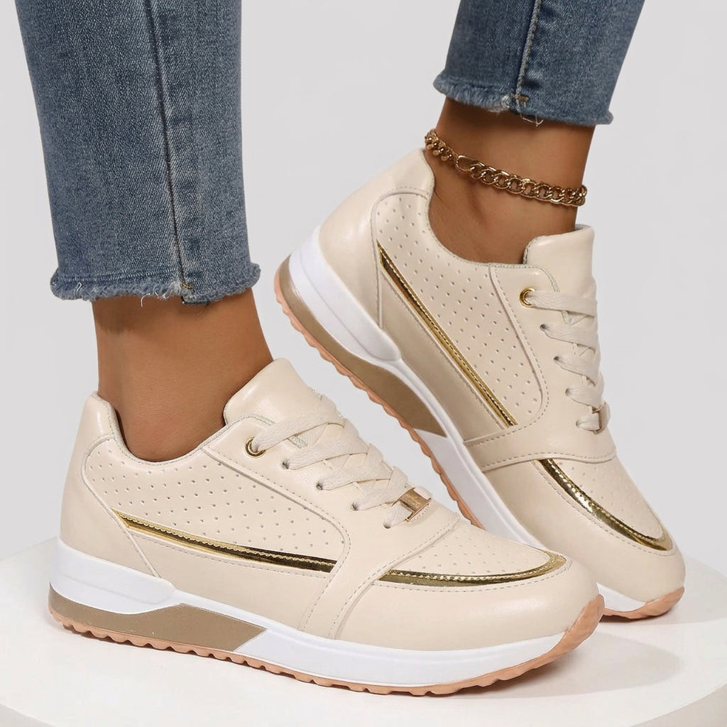 Women’s Lace Up Trainers Cushioned Sole Comfort Fit