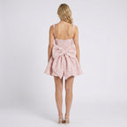 Women Mini Dress Square Neck Fit and Flare Sleeveless Occasion
