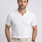 Men’s Ribbed Polo Shirt