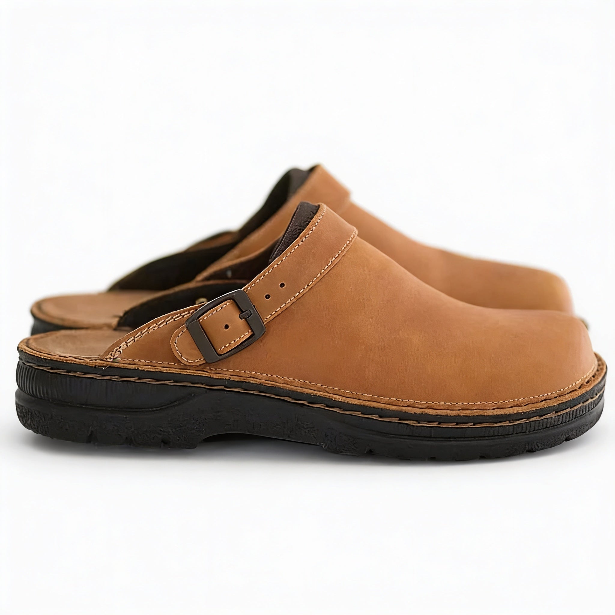 Men’s Buckle Strap Clogs