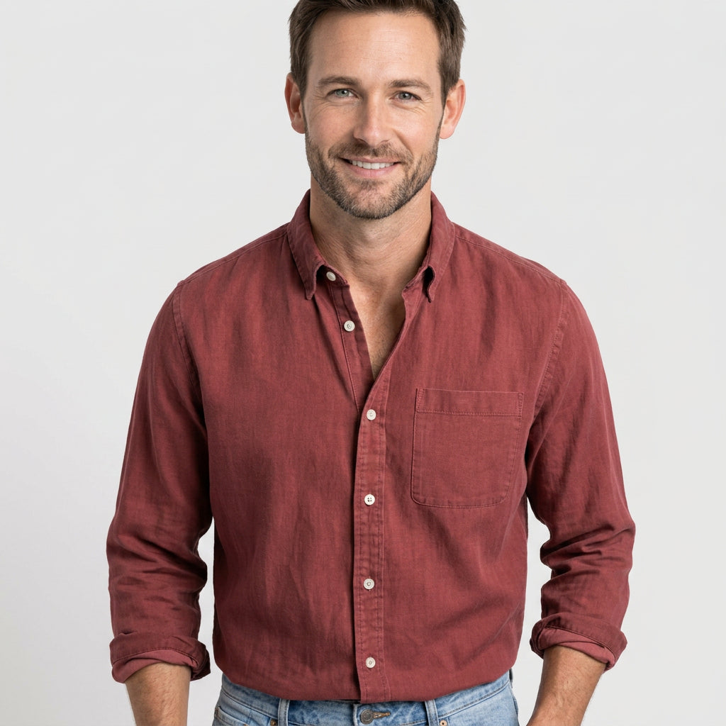 Men’s Button Up Casual Shirt