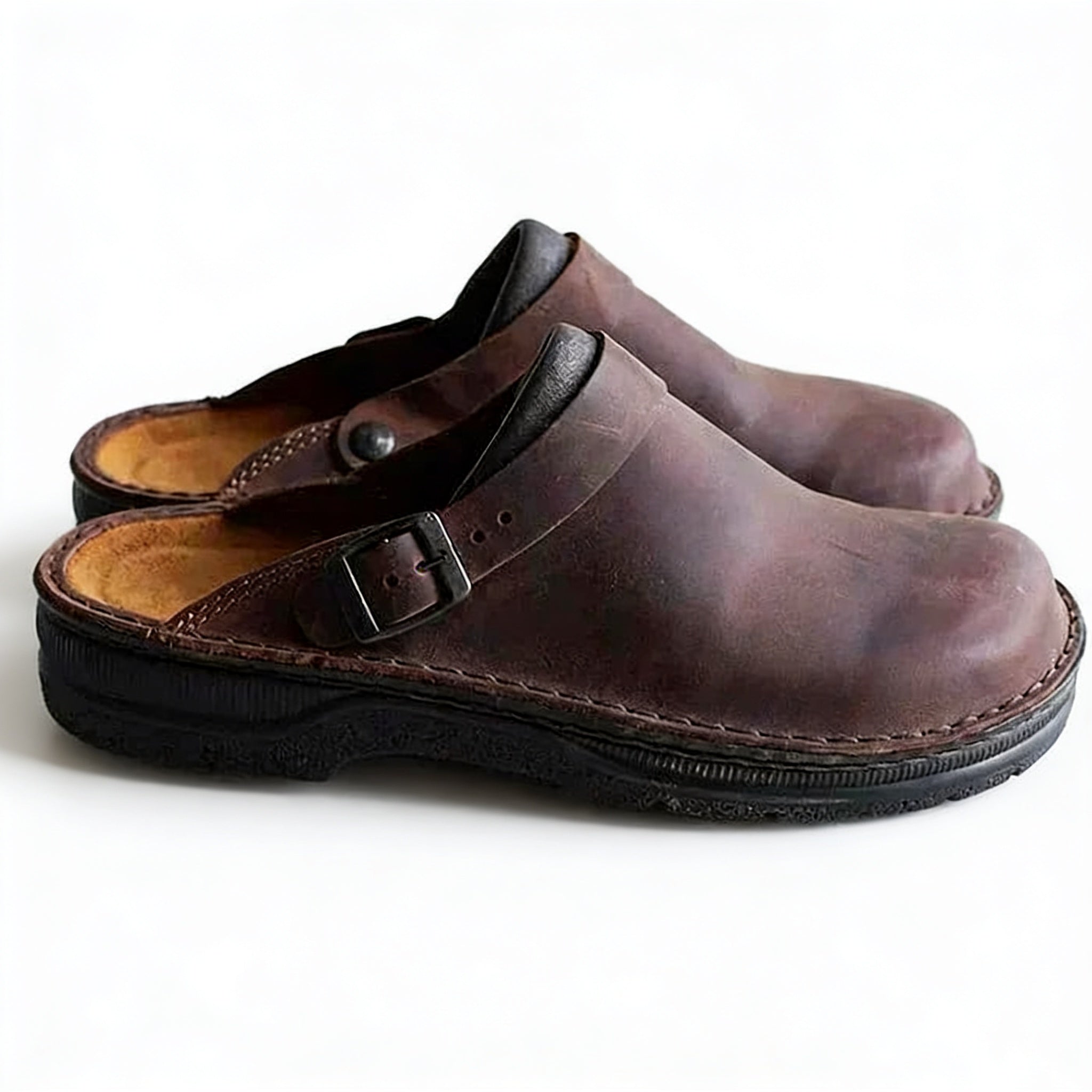Men’s Buckle Strap Clogs