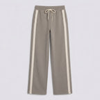 Women Two Piece Tracksuit Set - Zip Hoodie Straight Leg Pants Casual Everyday