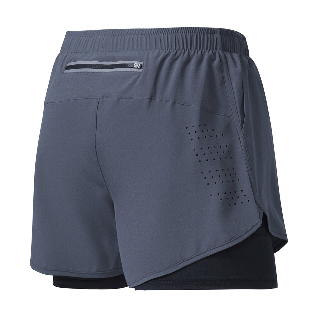 Men’s 2 In 1 Athletic Shorts