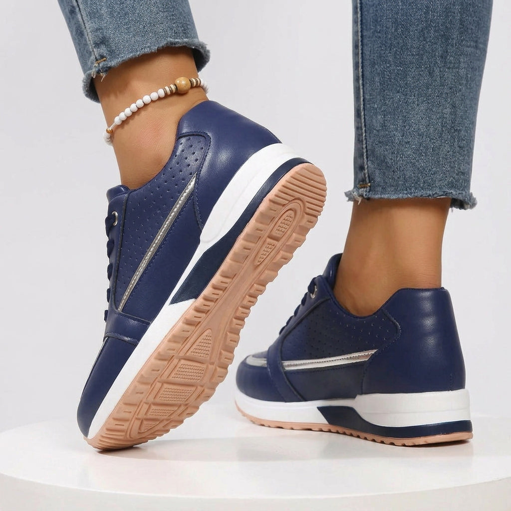 Women’s Lace Up Trainers Cushioned Sole Comfort Fit