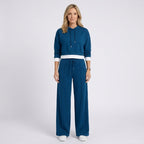 Women Two Piece Hoodie Set Wide Leg Pants Casual Everyday