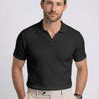 Men’s Ribbed Polo Shirt