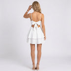 Women’s Strappy Ruffle Mini Dress