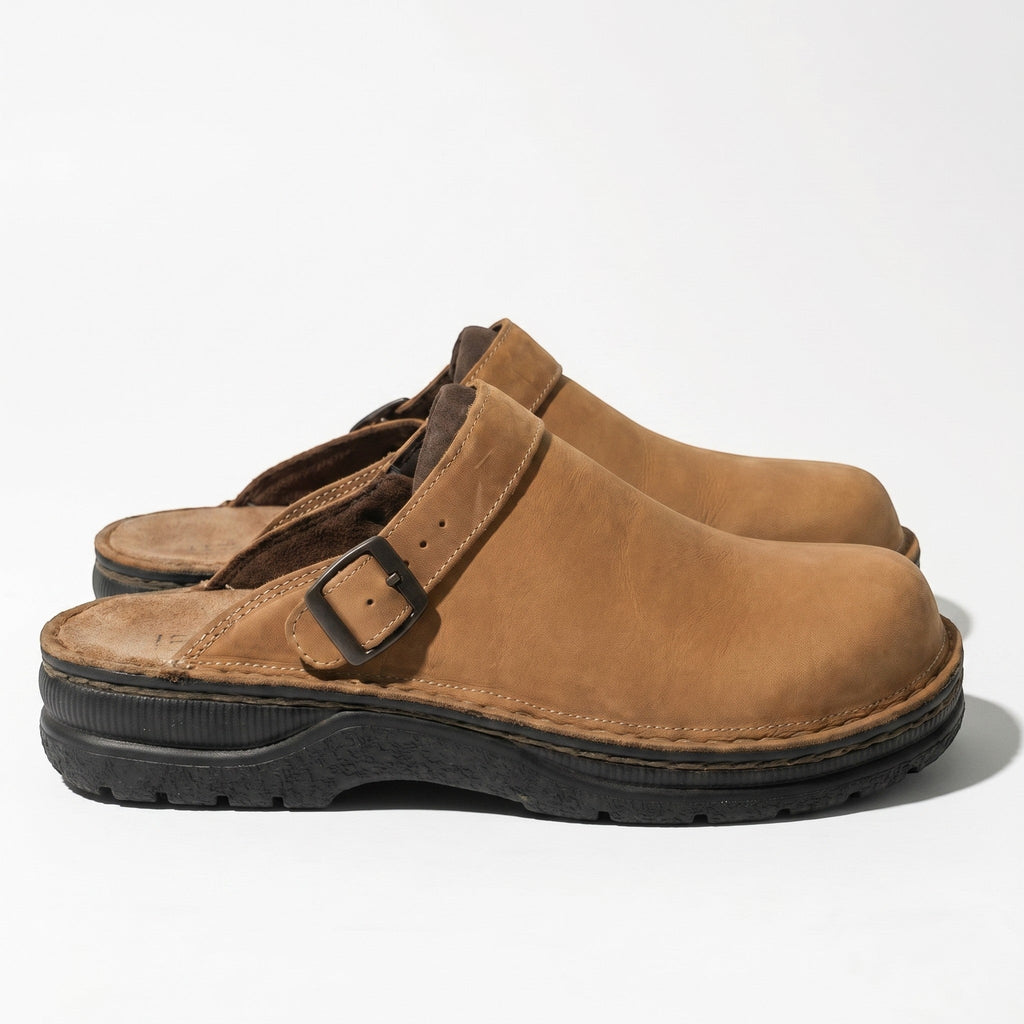 Men’s Buckle Strap Clogs