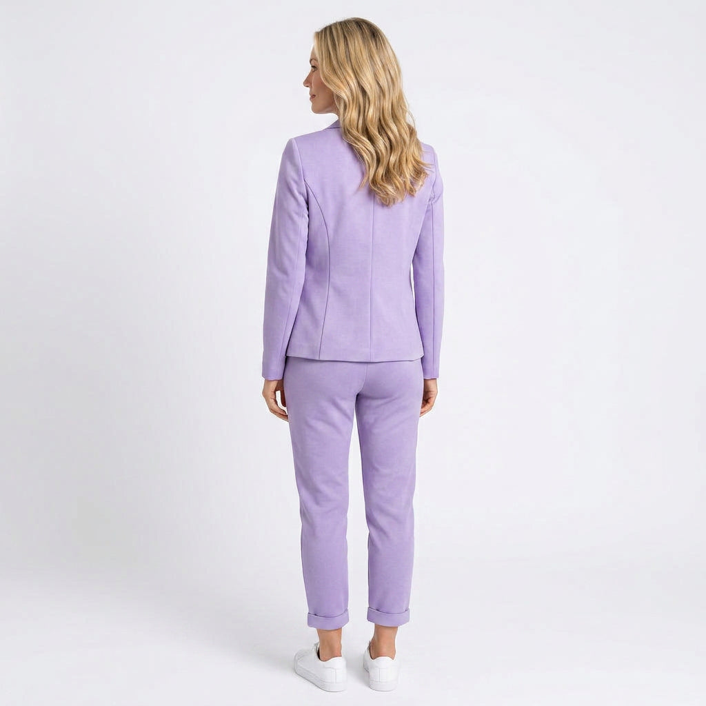 Women’s Blazer and Trousers Set Tailored Relaxed Fit