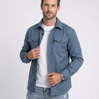 Men’s Button Up Overshirt Jacket